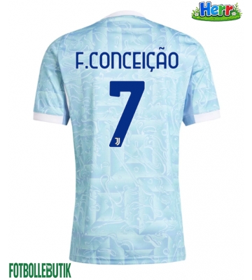 Juventus Francisco Conceicao #7 Bortatröja 2025-26 Kortärmad